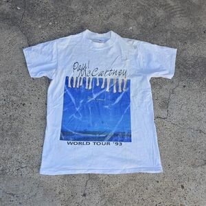 Paul McCartney Off the Ground World Tour 1993 Vintage Concert T Shirt Size Large